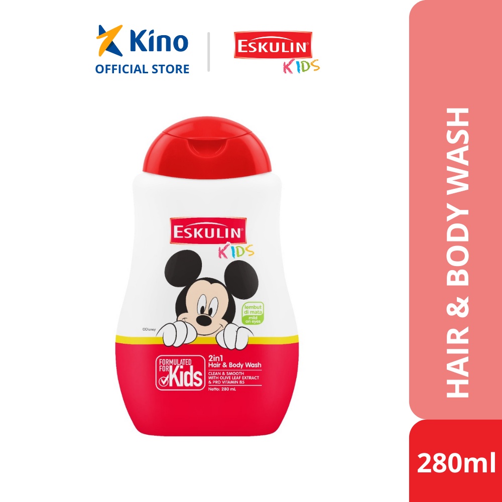 ESKULIN Kids 2 in 1 Hair & Body Wash - Mickey (280ml)