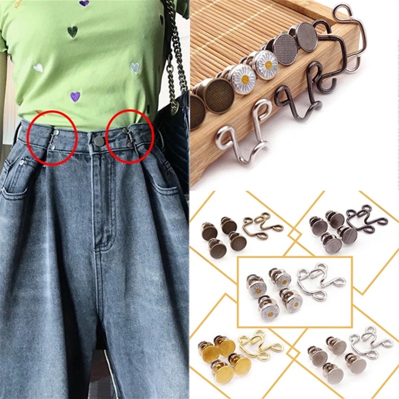 1Set Highend Nailfree Waist Buckle Waist Closing Artifact Adjustable
