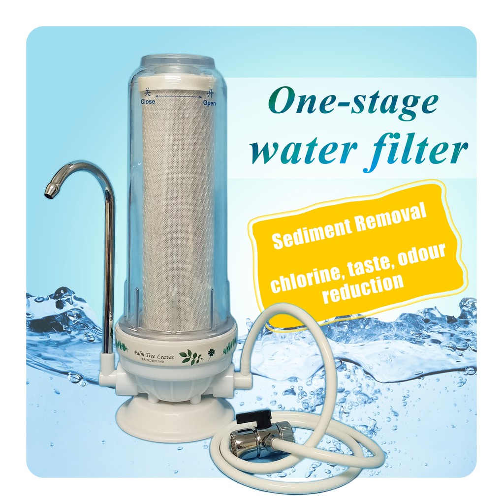 One Stage Water Filter #counter top water filter