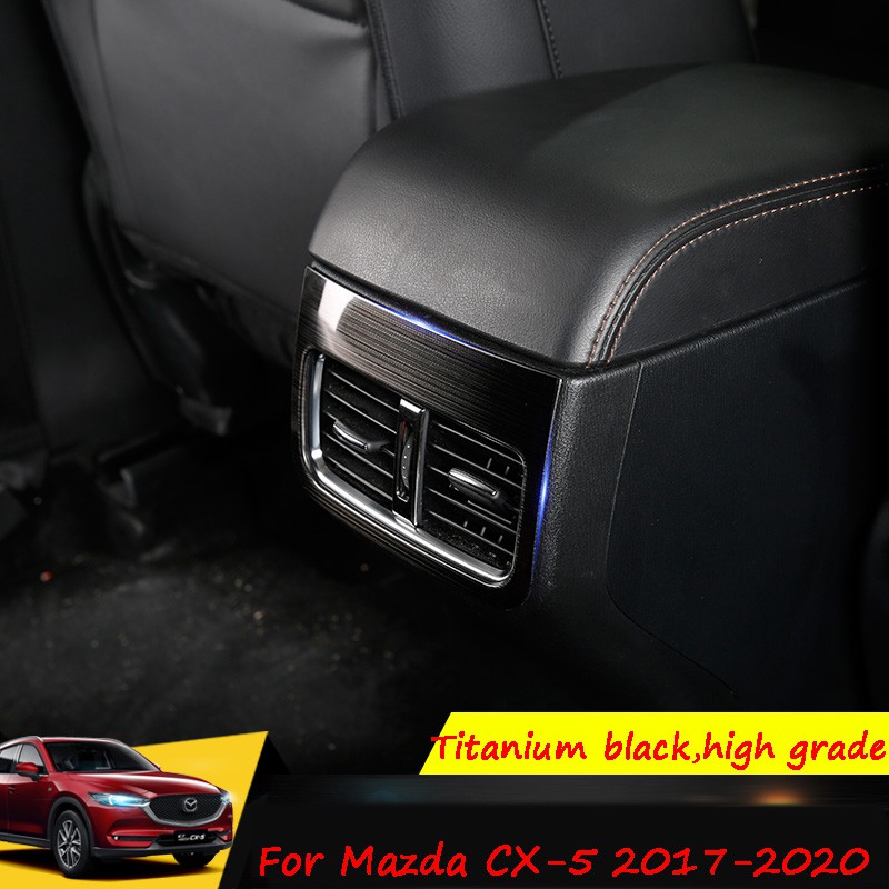 4Pcs Chrome Interior AC Air Vent Outlet Trim Cover Front Mazda CX-5 CX5 2013 14 