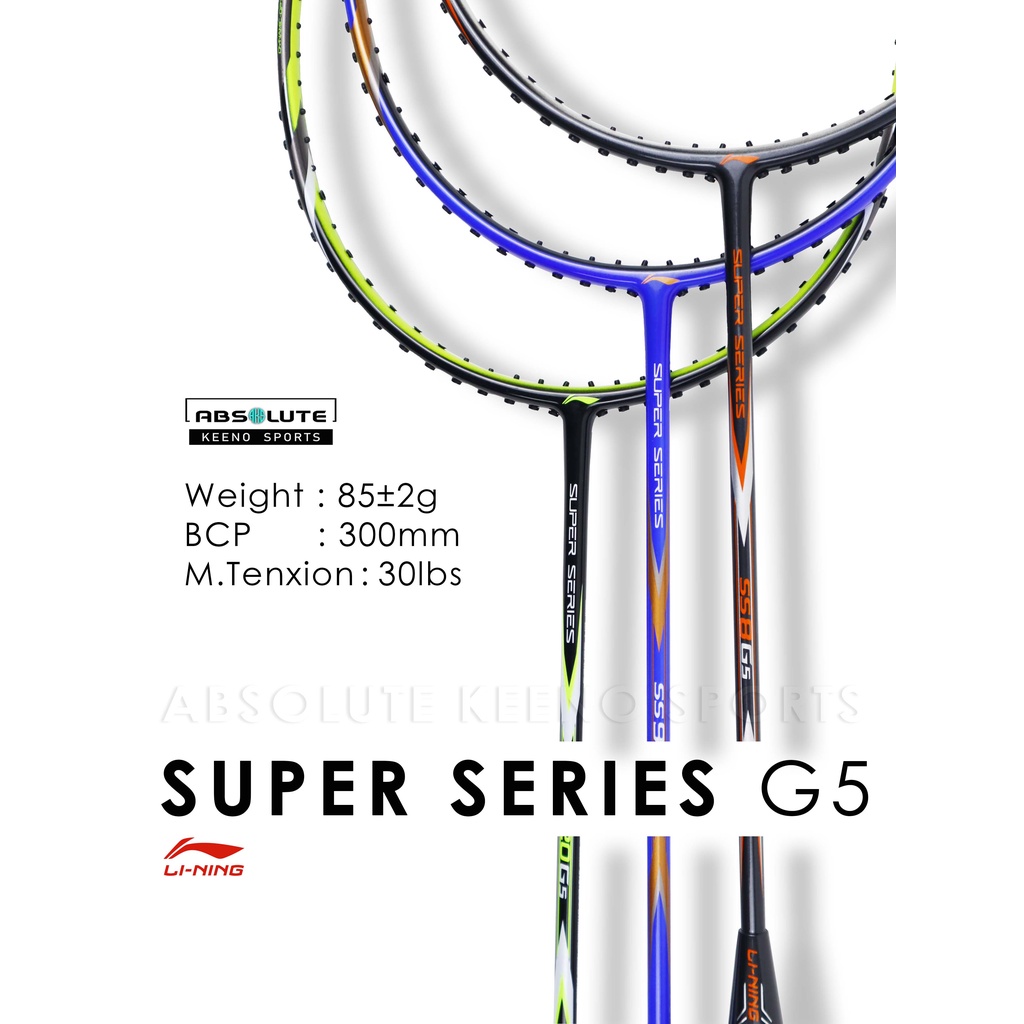 Li-Ning SUPER SERIES G5 Badminton Racket Shopee Malaysia