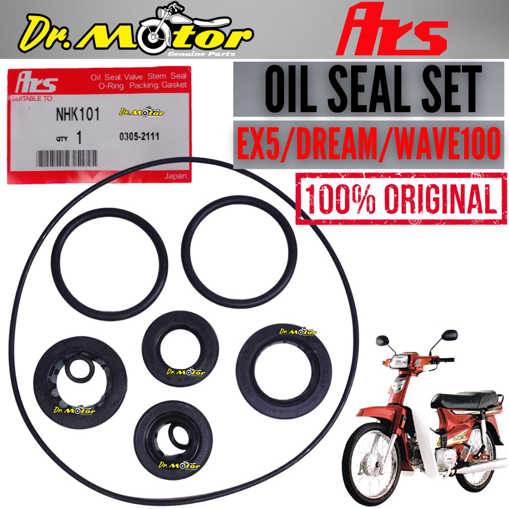100 ORIGINAL ARS JAPAN HONDA EX5 DREAM EX5 HIPOWER HP (KICK) Oil Seal