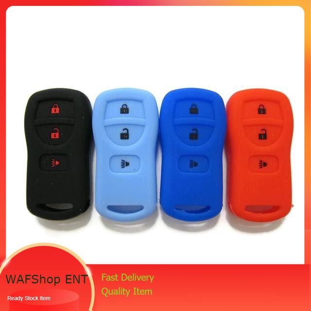 Nissan Latio, Grand Livina 3 Buttons Silicone Key Alarm Remote Cover