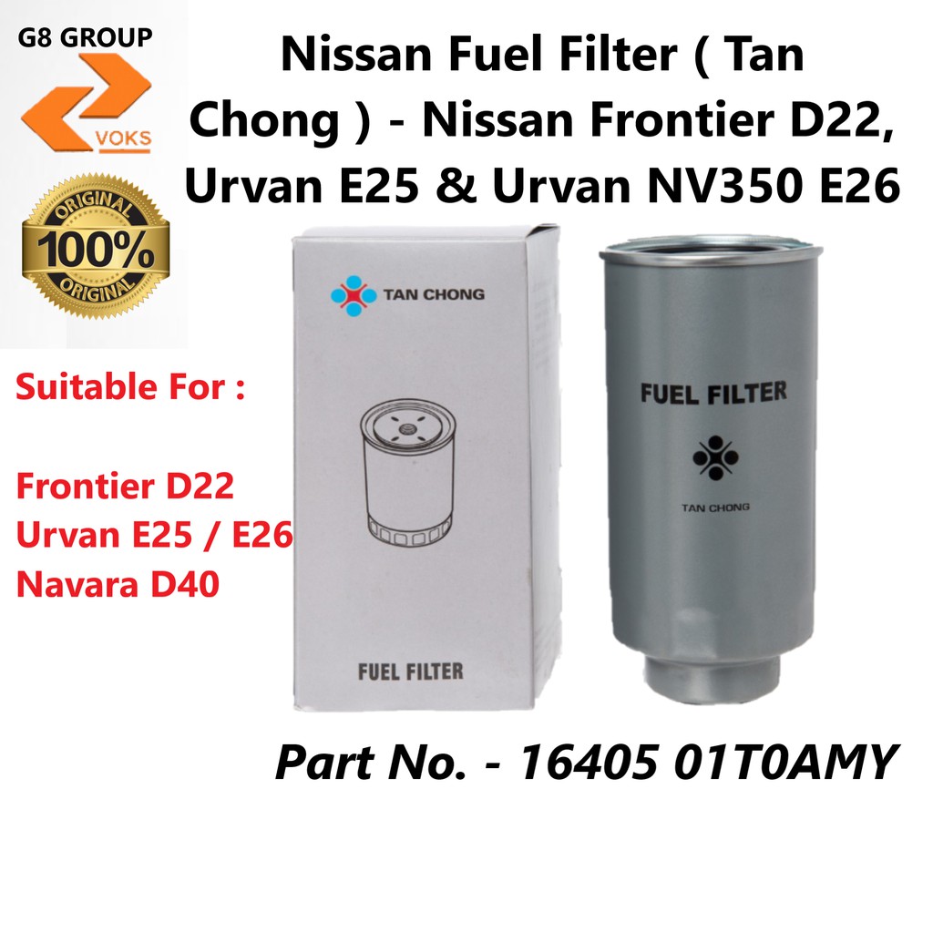 Nissan Fuel Filter Tan Chong For Frontier D22 Urvan E25 Navara D40 16405 01t0amy