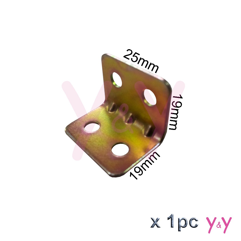 T Rex DIY 19mm x 19mm x 25mm Furniture Angle Bracket / L Bracket