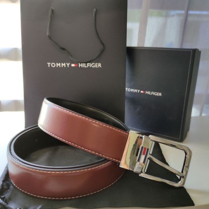 💥Gift Set💥 Tommy H Men Leather Belt with Box&Paperbag