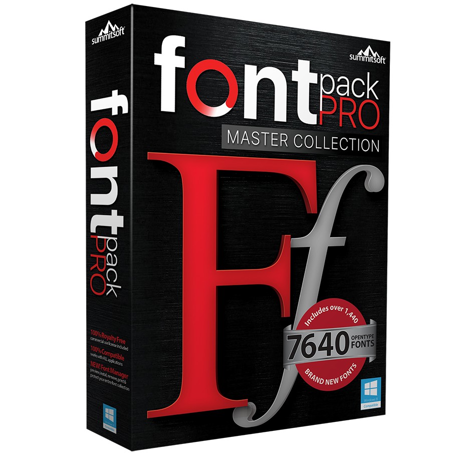 Summitsoft FontPack Pro Master Collection 2022 / 2021 Offline Installer |  Shopee Malaysia