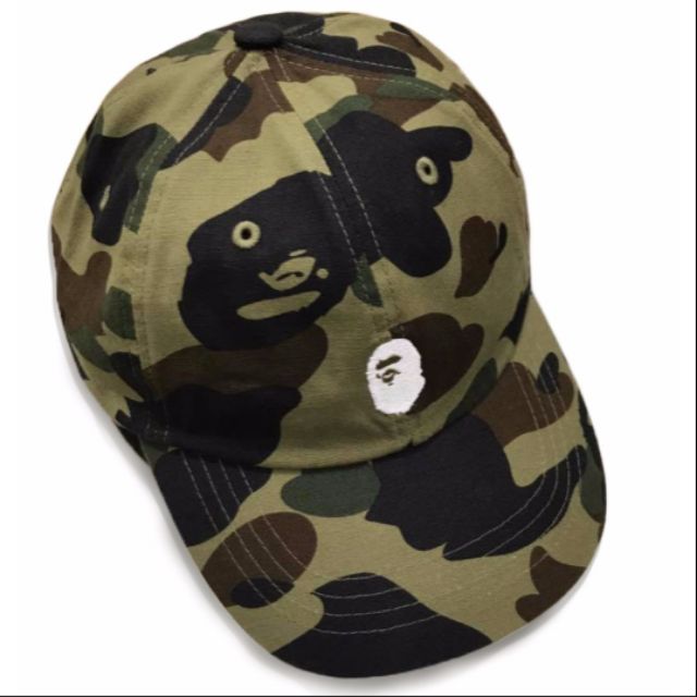 camo bape hat