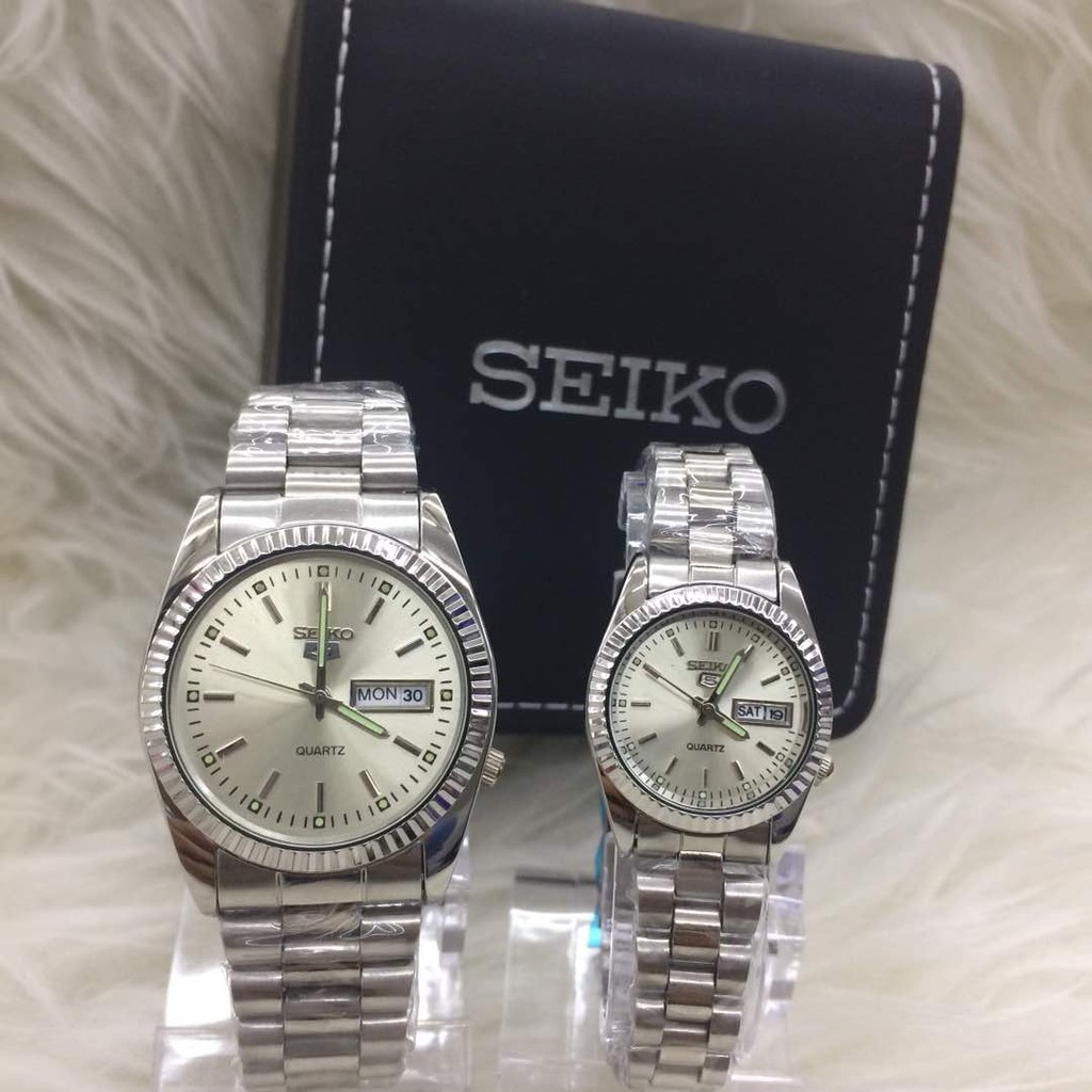 seiko 5 automatic couple watch