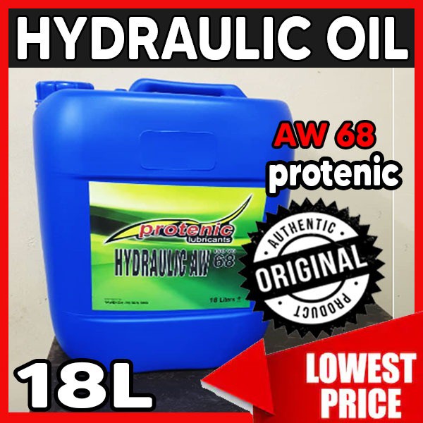 Protenic Hydraulic Oil AW 68 ISO VG (18L) Heavy Duty Hydraulic Fluid