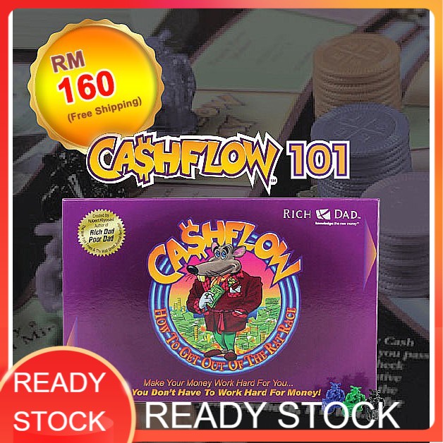 Original Cashflow 101 Boardgame Cashflow 202 Full Set Rich Poor Dad Investing Finance Gift Team Building Table Game Idea