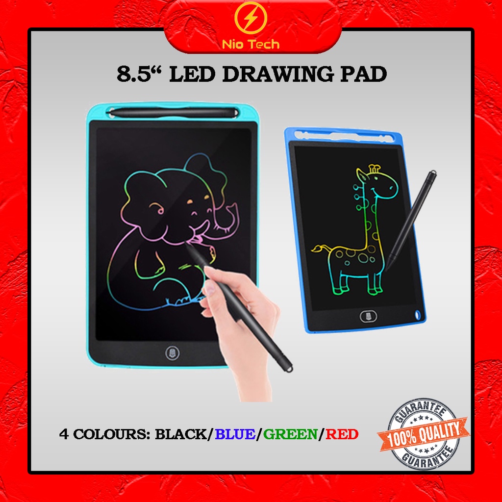 NioTech 8.5 inch Drawing pad Writing pad Portable Electronic Drawing ...