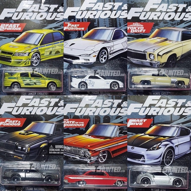 fast and the furious hot wheels 2019