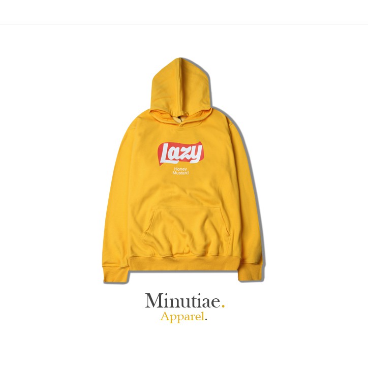 yellow lazy hoodie