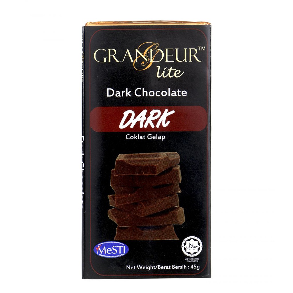 BEST SELLING👍 COKLAT GRANDEUR 🍫 DARK CHOCOLATE BAR 45g 🔥HOT ITEM🔥