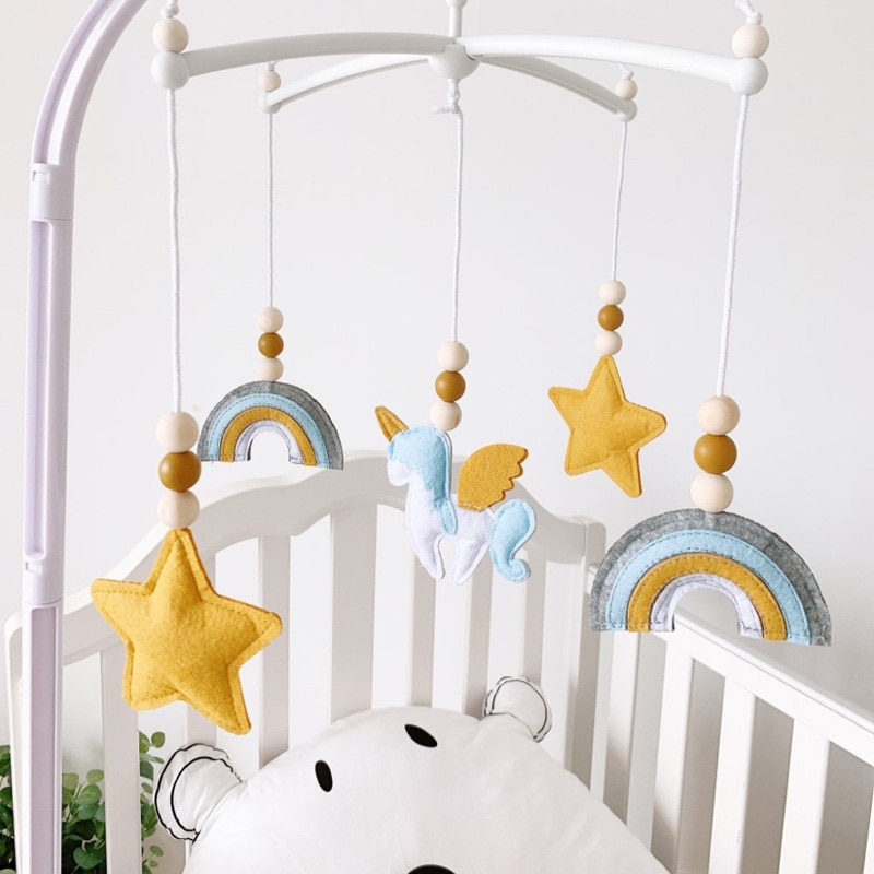 Spot Free Shipping 0 12 Months For Newborn Toys Mobile Rattles Cartoon Animal Baby Crib Bed Bell Ins Nordic Decor Baby Shopee Malaysia