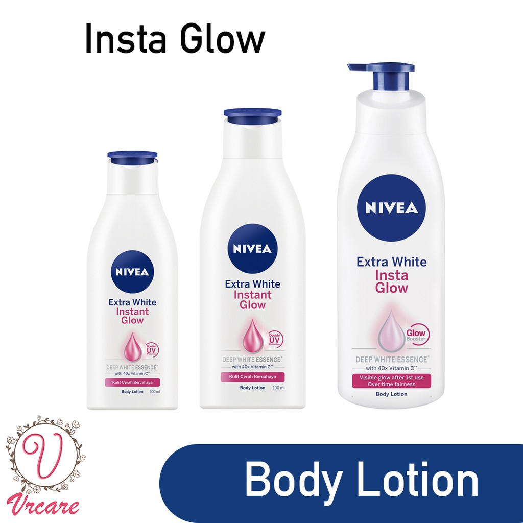 Nivea Extra White Insta Glow Body Lotion 100ml 250ml 350ml | Shopee ...