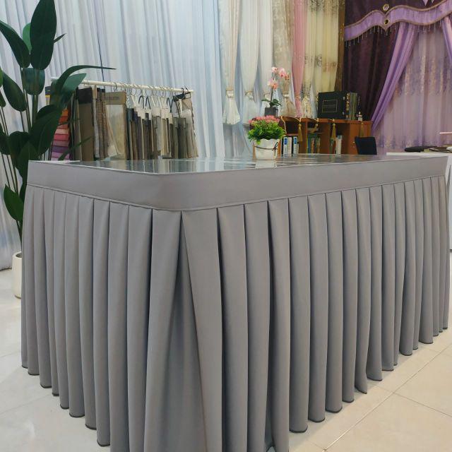 Free Gift Skirting Meja Guru Table Top Dapur Singki Box Pleats Material Jc With Velcro Tolong Baca Shopee Malaysia