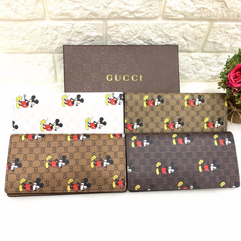 Gucci wallet mickey mouse 62665 (Super) There Is A Box wallet For Men And  Women sale L1 | Shopee Malaysia