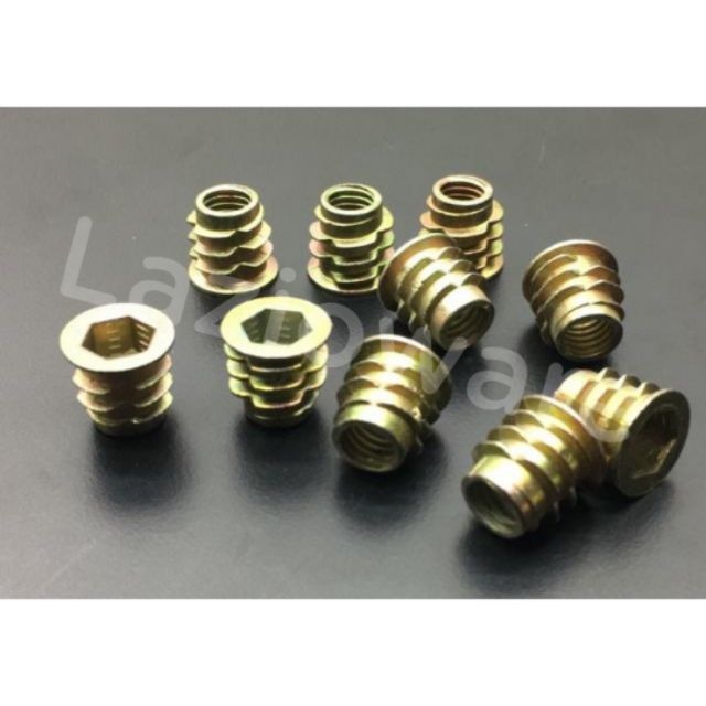 M8 x 13mm Furniture bolt wood insert D nut Shopee Malaysia