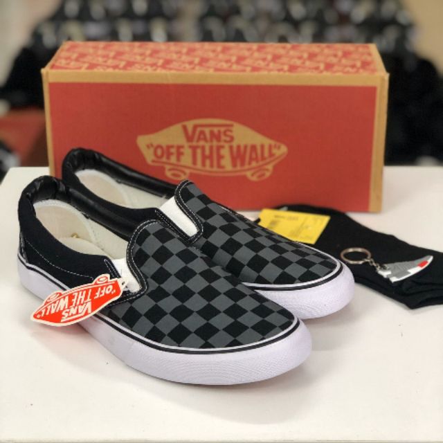 KASUT VANS SLIP ON CHECKERBOARD 💥HIGH 