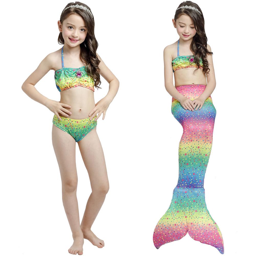 Mermaid Girl Wanita Baju  Renang  Bikini Baju  Anak  Perempuan  