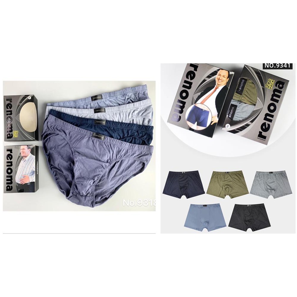 [READY STOCK] 9318#9341# 1 BOX PLUS SIZE MAN UNDERWEAR & BOXER M-6XL