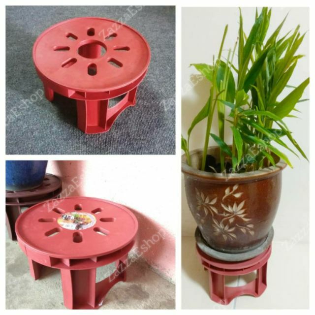 Garden plant flower pot stand kaki pasu / lapik pasu (Ready stock ...