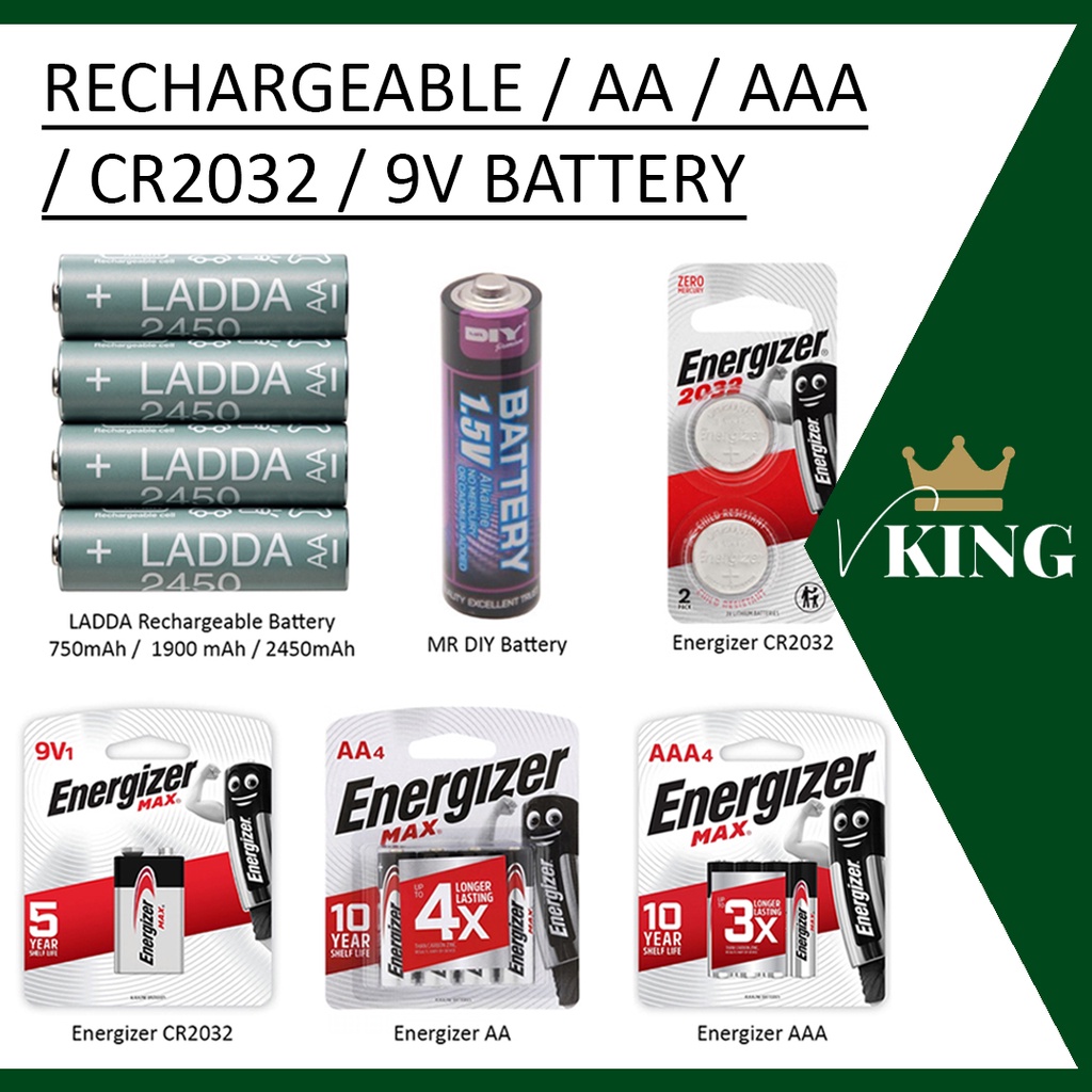 IKEA BATTERY LADDA RECHARGEABLE BATTERY ENERGIZER BATTERY AA BATTERY