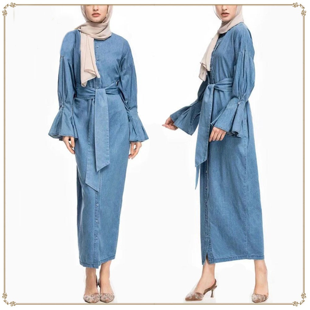 jubah denim