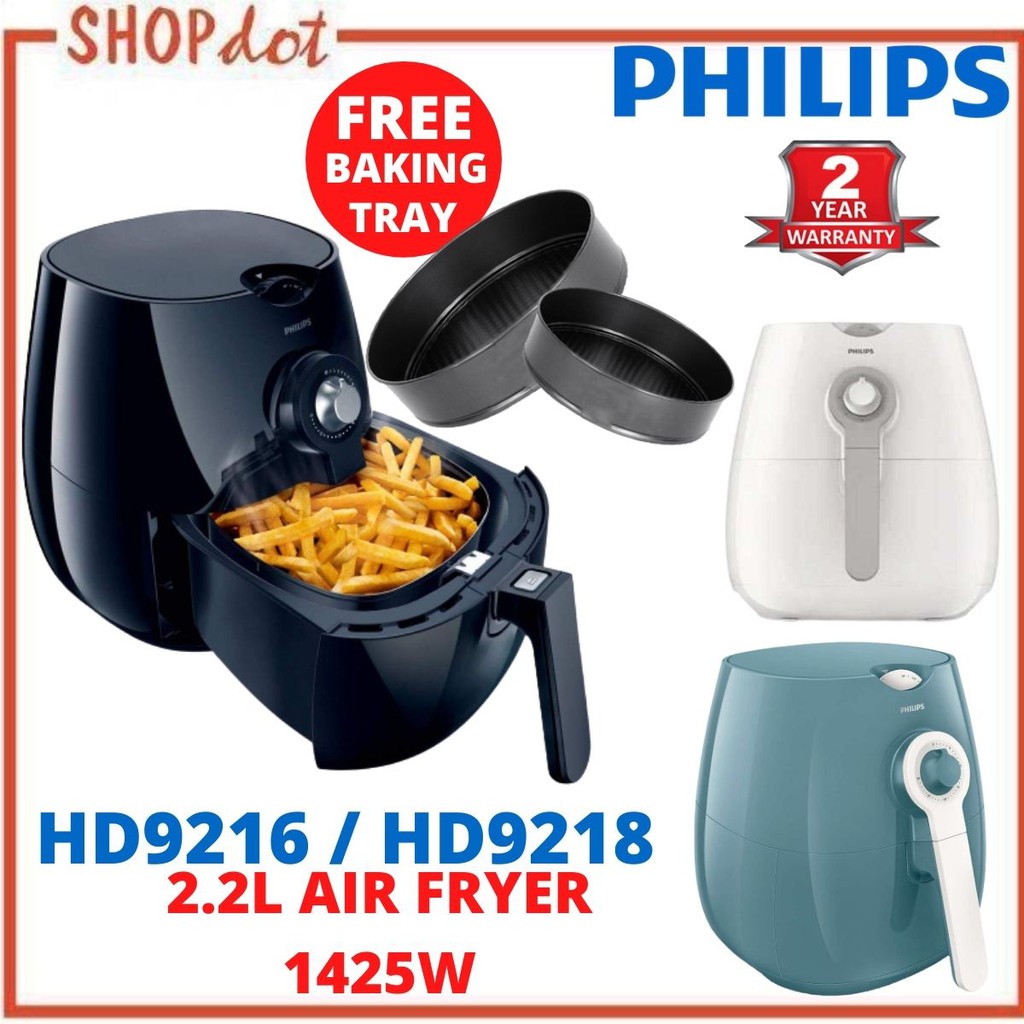 Philips Daily Collection 2.2L Air Fryer 1425W HD9216 / HD9218 with