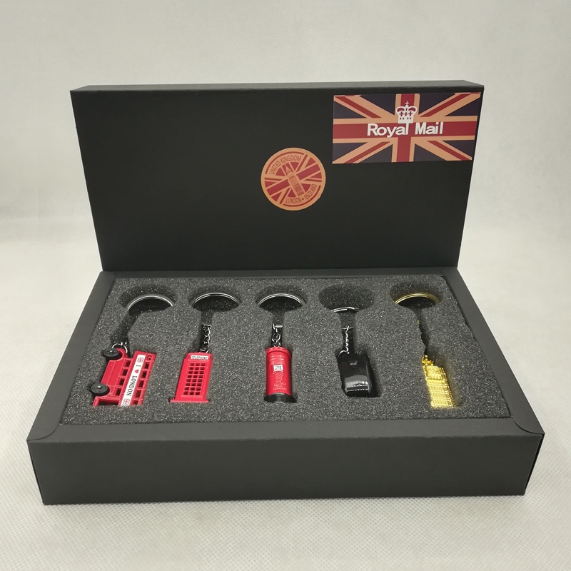 [B28 29] LONDON | BIG BEN | BLACK TAXI | TEL BOOTH | DOUBLE DECKER BUS | UK | ENGLAND Souviner Keychain Gift Collection