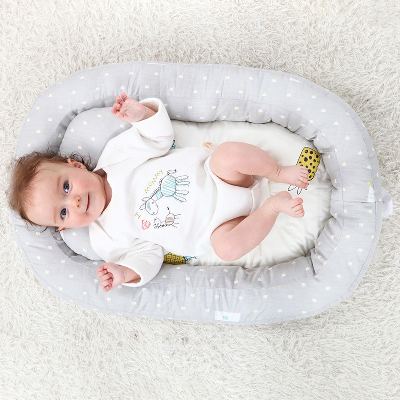 Babyland Baby Bassinet Baby Lounger For Newborn Crib Breathable