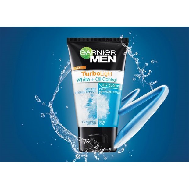 garnier men power white oil control