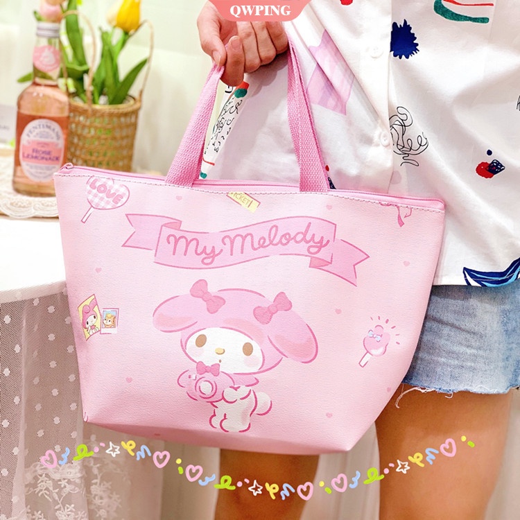 Sanrio hello kitty handbag 2022 new cartoon my Melody cinnamon storage