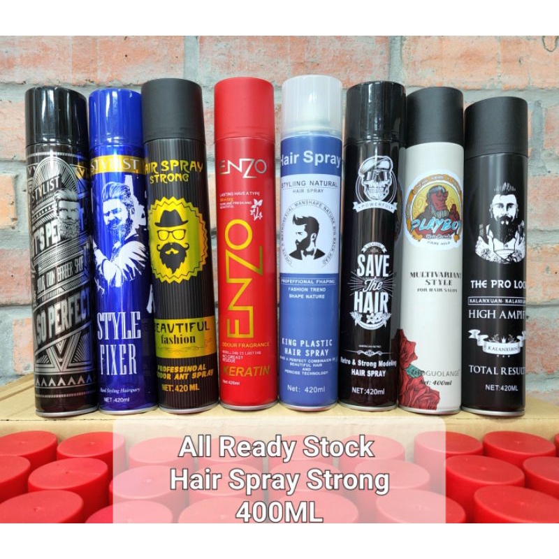 Hair Spray Styling SPRAY RAMBUT LELAKI Extra Hold 400ml (West Malaysia  Only) | Shopee Malaysia