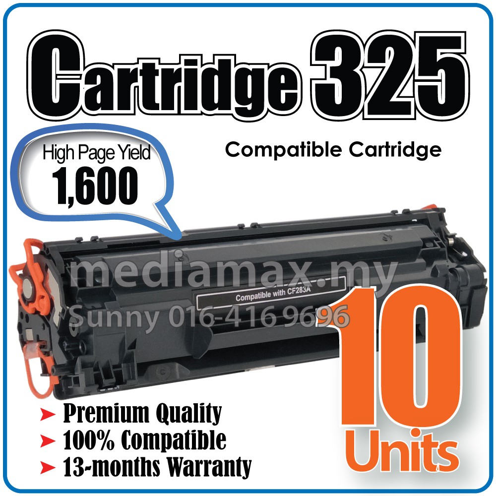 10x Compatible Canon MF3010 MF 3010 Cartridge 325 CRG325 ...