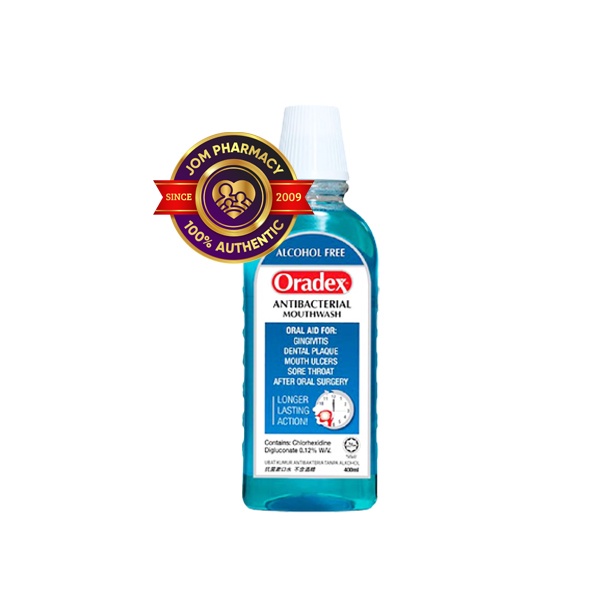 ORADEX Antibacterial Mouthwash (400ml) Shopee Malaysia