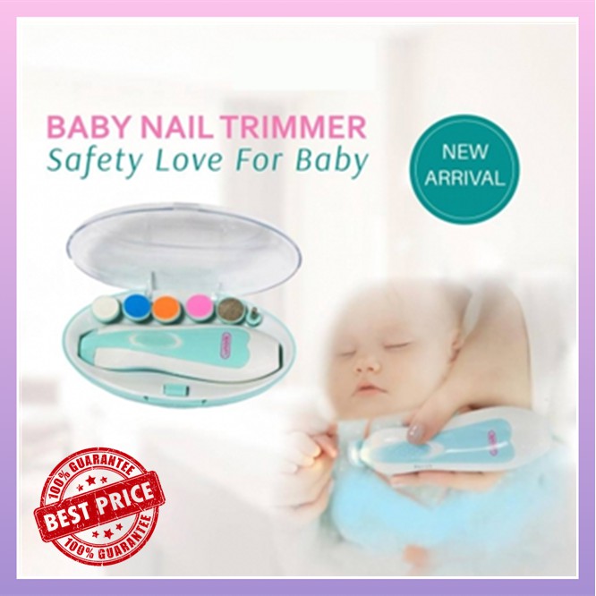 6 in 1 Electric Baby Adult Nail Trimmer Pedicure & Manicure Baby Nail ...