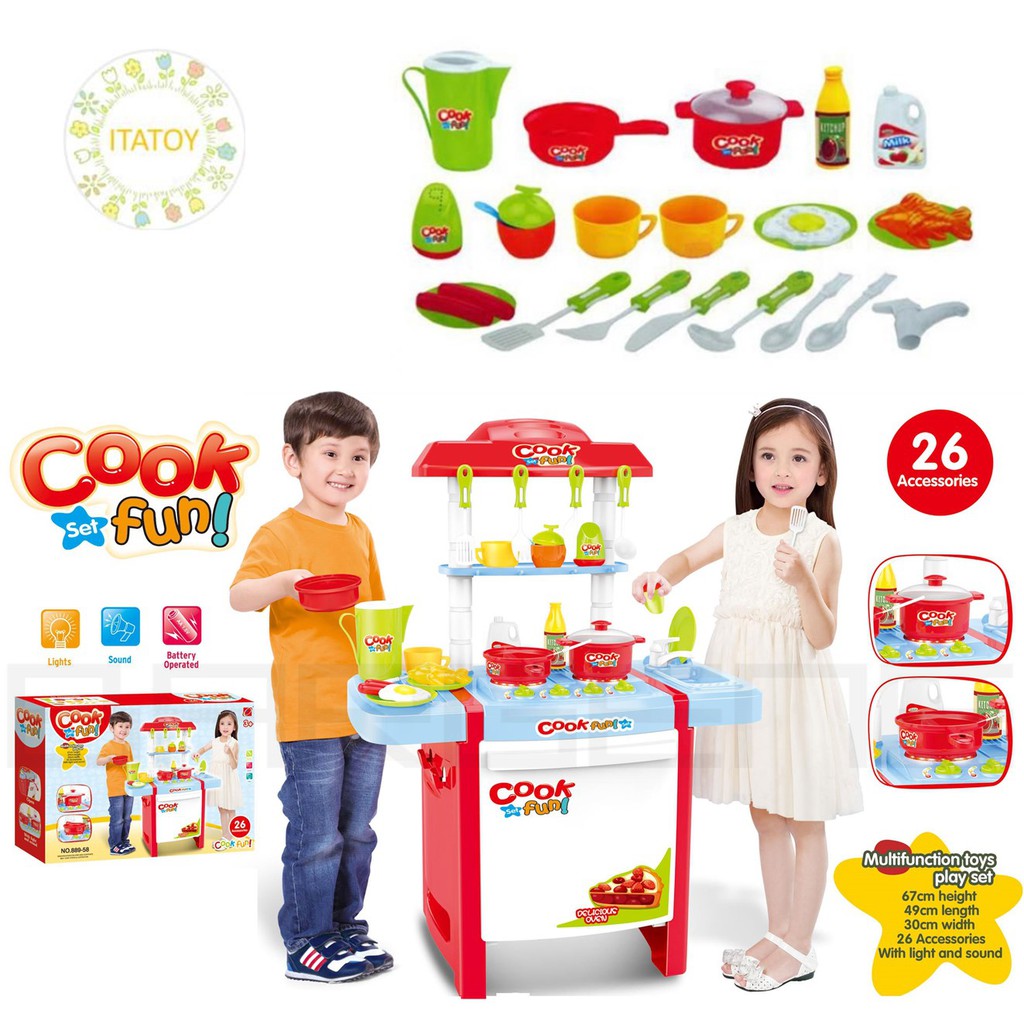 unisex kitchen play set