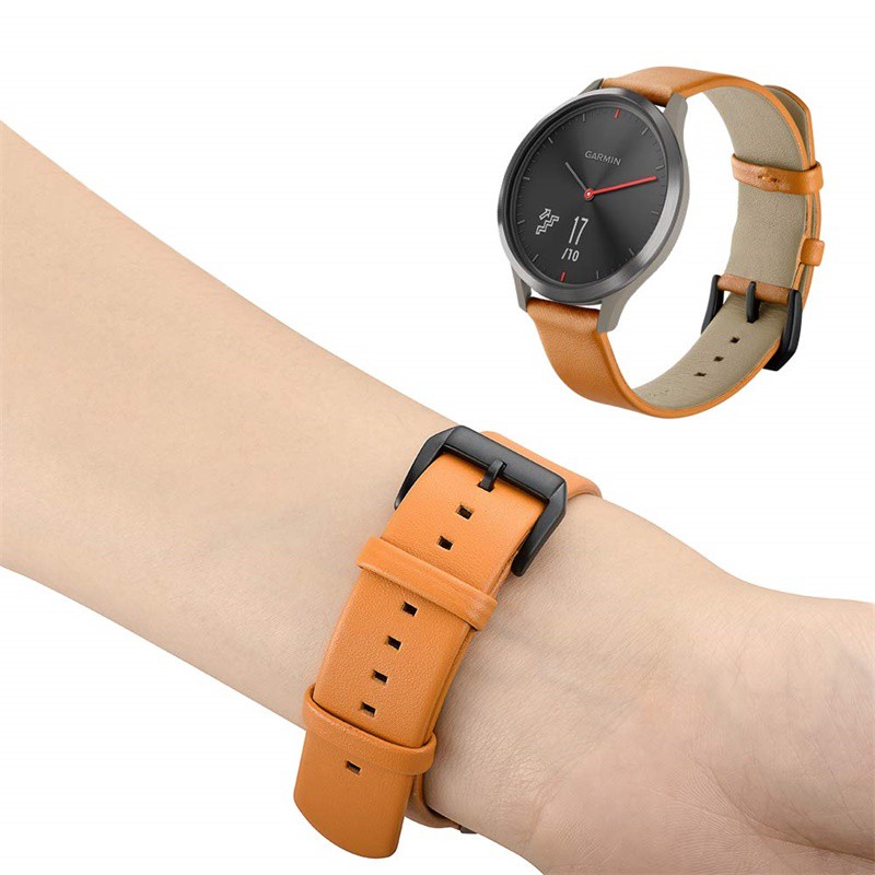garmin vivomove hr leather band