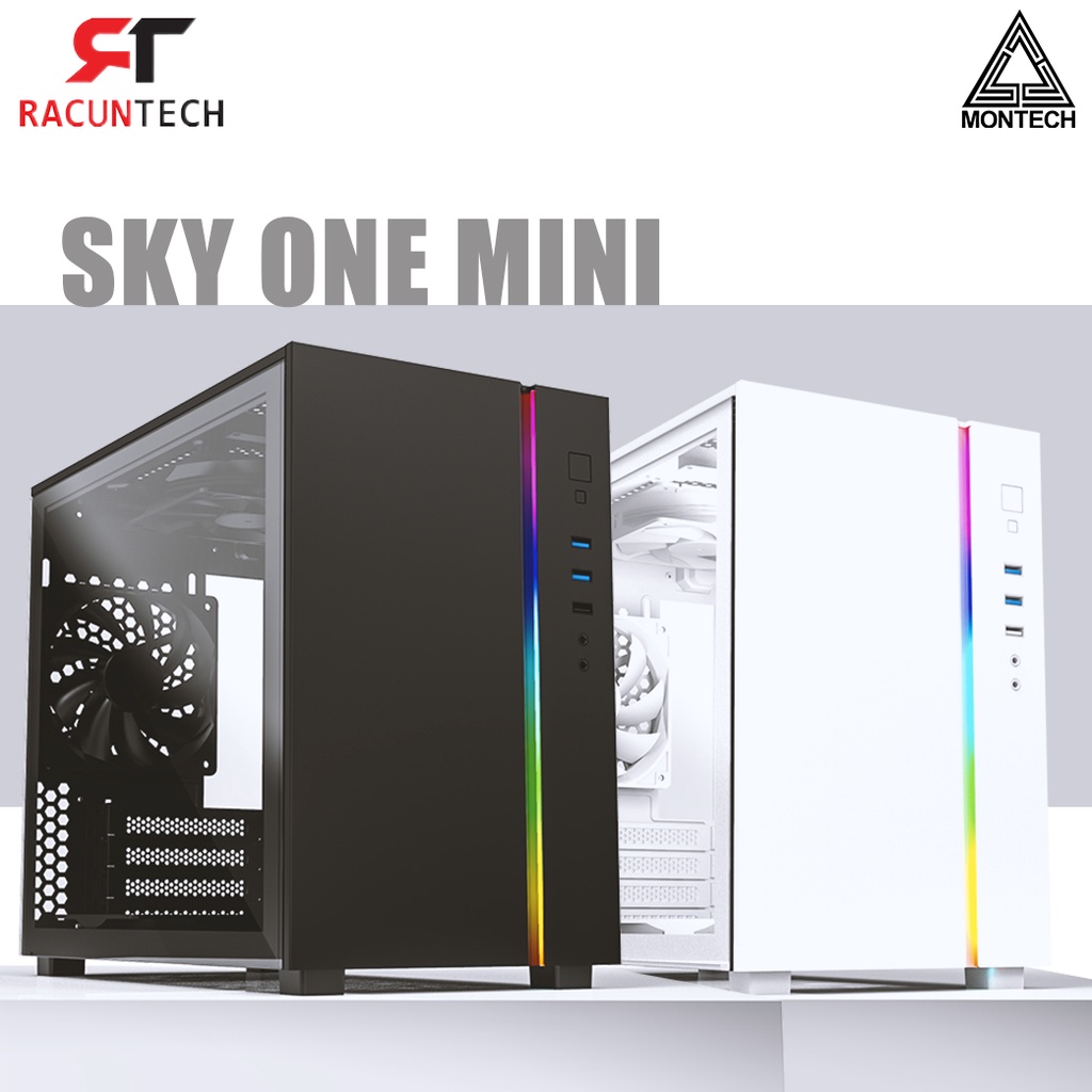 Montech Sky One Mini Black / White | Shopee Malaysia