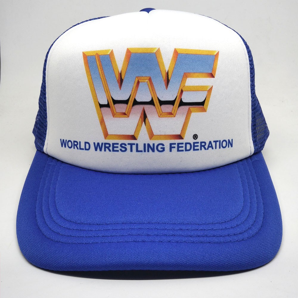 wwf trucker hat