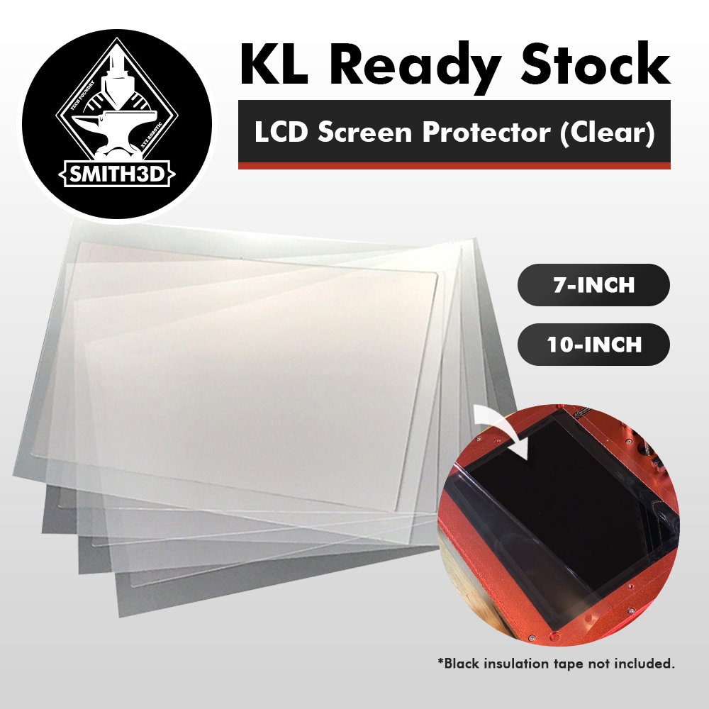 LCD Screen Protector Film for Resin 3D Printer 7/10 Inch Elegoo Saturn