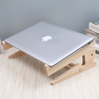 Wood Laptop Stands, Universal Laptop Holder for Notebook Computer 11-17.6inch Compatible with Apple MacBook Air Mac Pro and iPad Pro, HP, DELL, Acer, Toshiba, Surface, Lenovo etc.