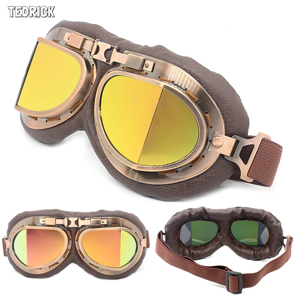 vintage pilot goggles