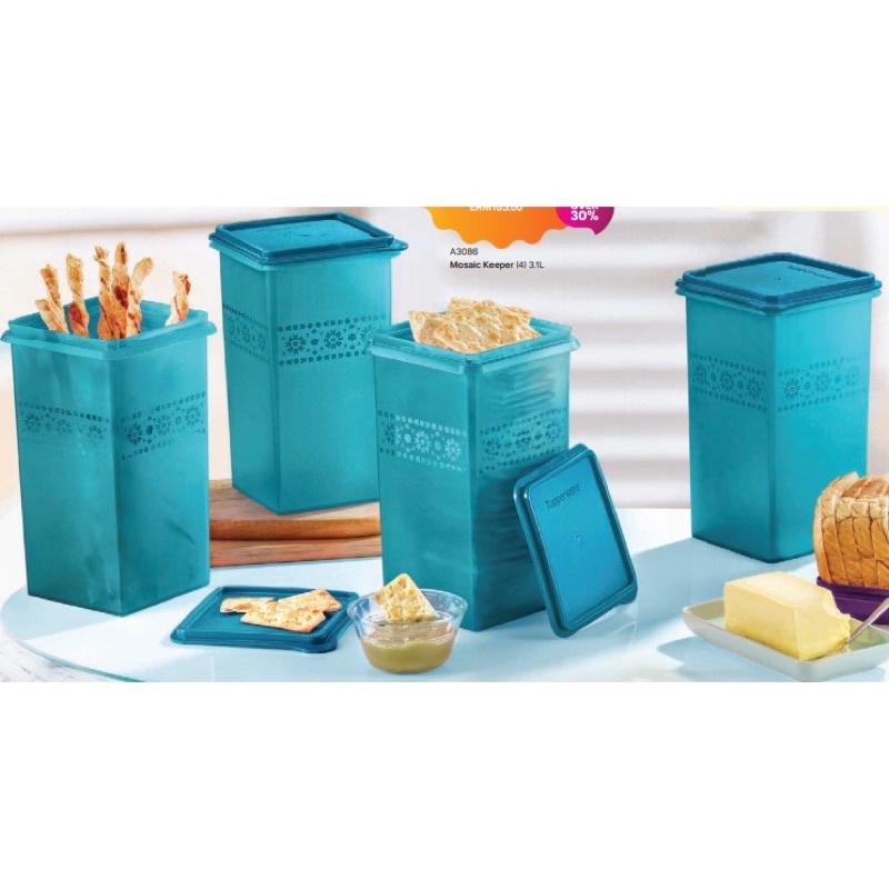 💥Limited Units💥 Tupperware Mosaic Keeper / B2B Snack Stor 2.9L (1 unit)