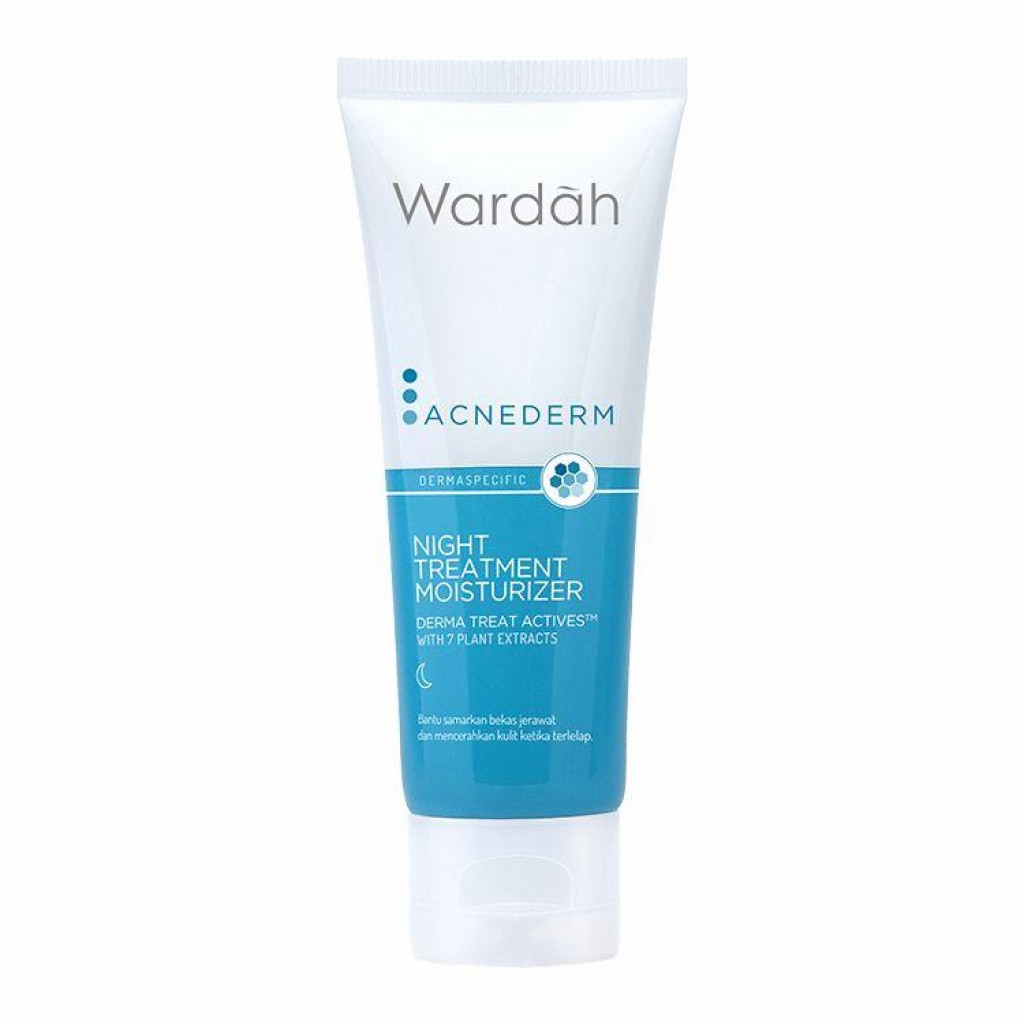 Wardah Acnederm Night Treatment Moisturizer 40ml | Shopee  