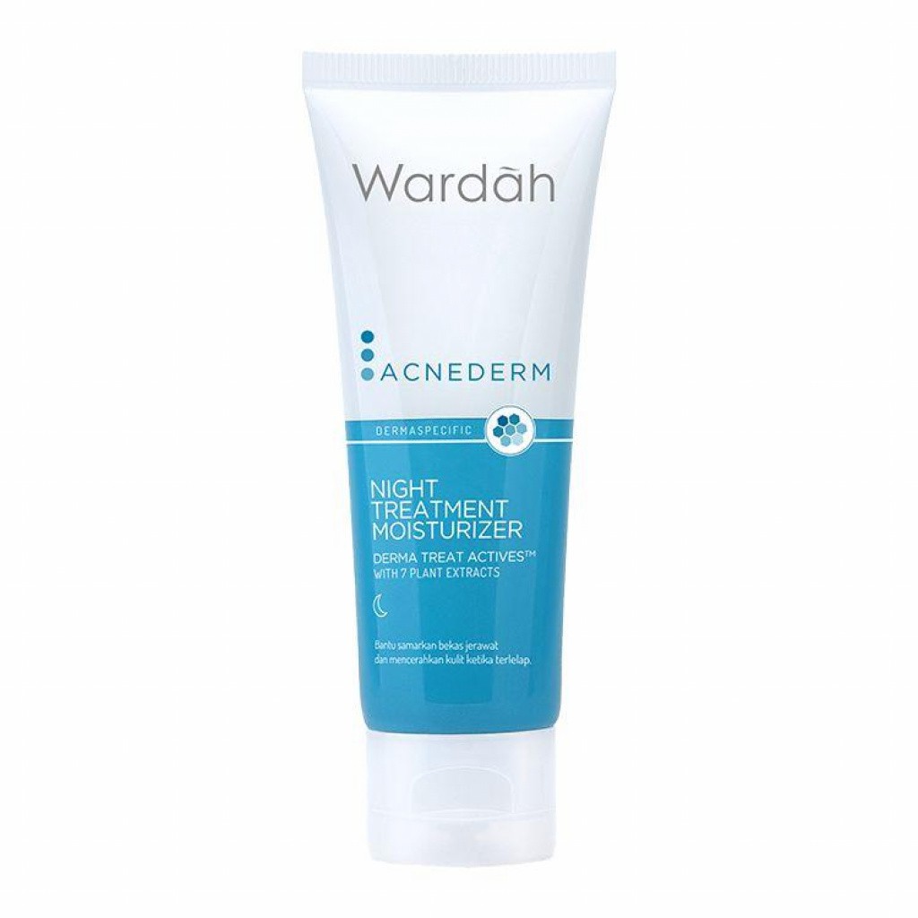 Wardah Acnederm Night Treatment Moisturizer 40ml | Shopee Malaysia