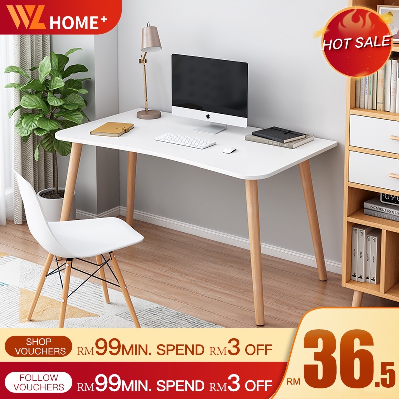 Modern Study Desk Writing Table Computer Desktop Laptop Table for ...